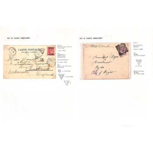 620 - 1903-20 Covers and cards, mainly World War One including 1917-19 postcards from F. Clarke R.A in Ita... 