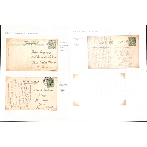 620 - 1903-20 Covers and cards, mainly World War One including 1917-19 postcards from F. Clarke R.A in Ita... 