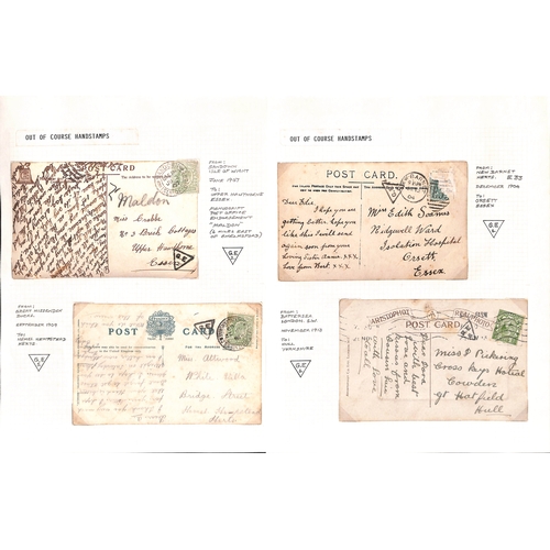 620 - 1903-20 Covers and cards, mainly World War One including 1917-19 postcards from F. Clarke R.A in Ita... 