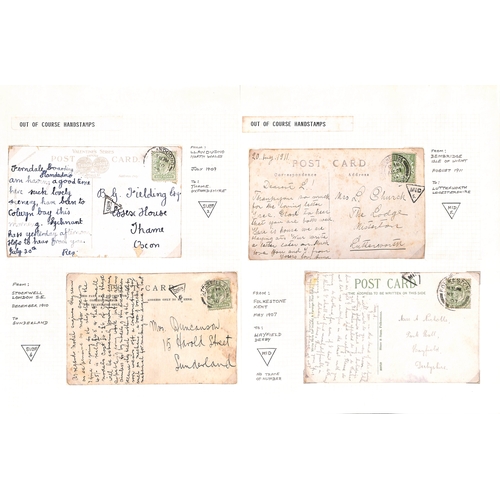 620 - 1903-20 Covers and cards, mainly World War One including 1917-19 postcards from F. Clarke R.A in Ita... 