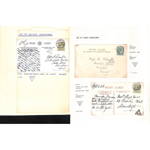 620 - 1903-20 Covers and cards, mainly World War One including 1917-19 postcards from F. Clarke R.A in Ita... 