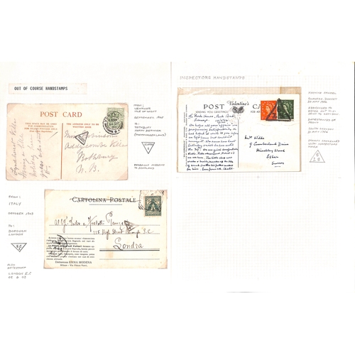 620 - 1903-20 Covers and cards, mainly World War One including 1917-19 postcards from F. Clarke R.A in Ita... 