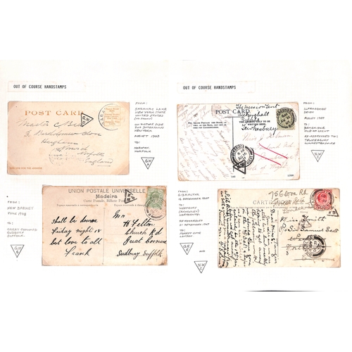 620 - 1903-20 Covers and cards, mainly World War One including 1917-19 postcards from F. Clarke R.A in Ita... 