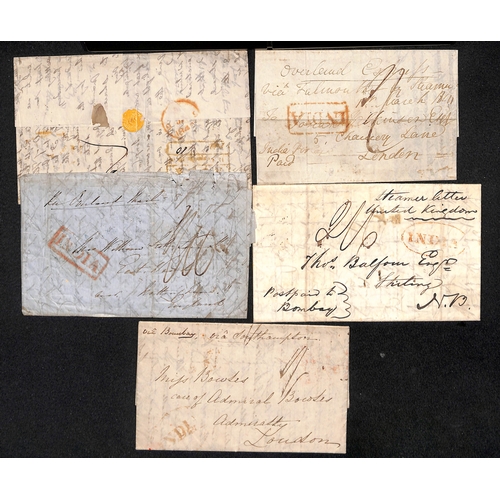 968 - 1839-53 Entire letters to England, including 1841 letter endorsed 