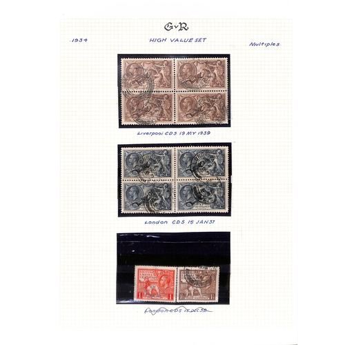 29 - 1911-35 KGV Mint and used collection in an album including Downey Heads with Simple Cypher 1d Specim... 