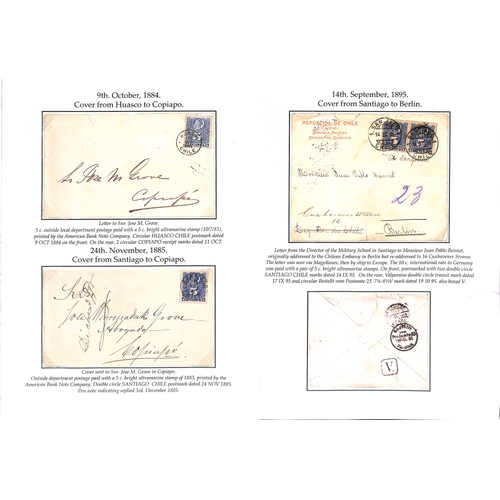 823 - 1867-99 Perforated issues printed by The American Bank Note Co., mint and used issues written up on ... 