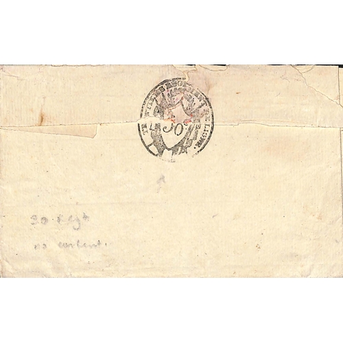 730 - French Occupation. 1794-1814 Entire letters sent during the French Occupation of Belgium all with to... 