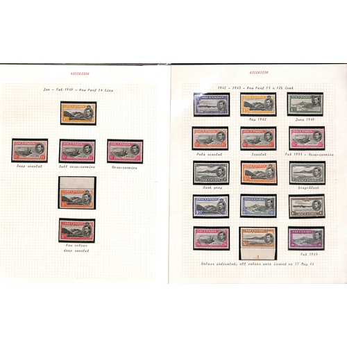 694 - 1934-53 Mint selection comprising 1934 set, 1938-53 KGVI sets (2) with all listed colours and perfs ... 