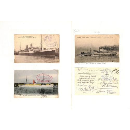 613 - 1915-18 Covers and cards with cachets of the 