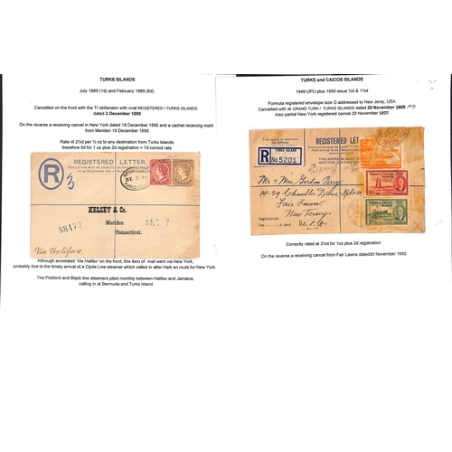 Formula Registration Envelopes. 18941901 Envelopes with oval framed "R