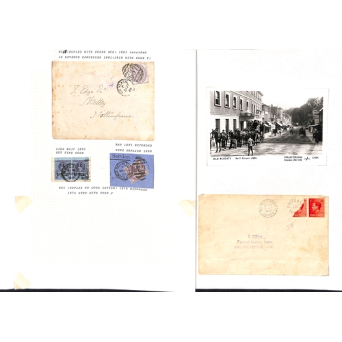 329 - 1844-1979 Entire letters, entires, covers, cards and some ephemera (also some pieces), including 184... 