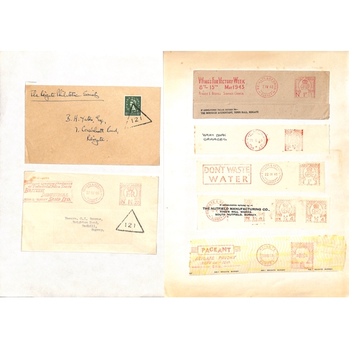 329 - 1844-1979 Entire letters, entires, covers, cards and some ephemera (also some pieces), including 184... 