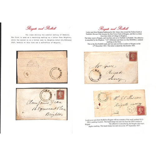 333 - 1845-1971 Covers and cards including undated circles (7, two types), Surface Printed frankings (7), ... 