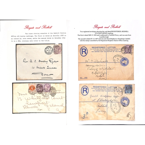 334 - Town Sub-Offices. 1854-1968 Covers and cards including 