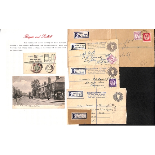 334 - Town Sub-Offices. 1854-1968 Covers and cards including 