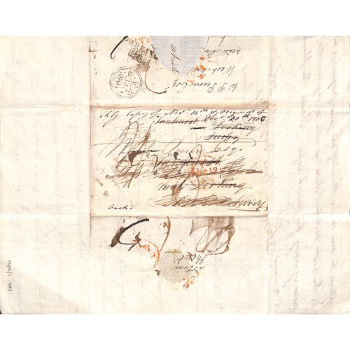 340 - Jamaica. 1795-1808 Entire letters to William Perrin all concerning his estates in Jamaica, one 1806 ... 