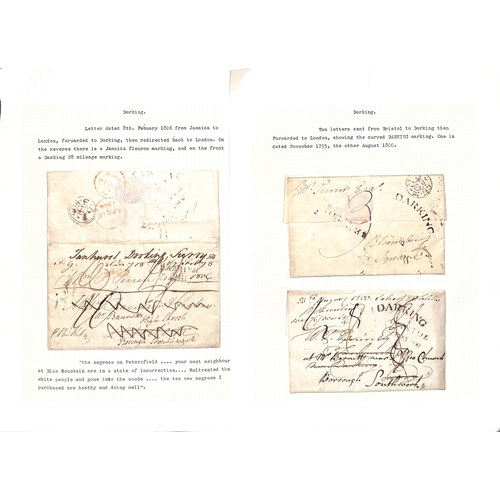 340 - Jamaica. 1795-1808 Entire letters to William Perrin all concerning his estates in Jamaica, one 1806 ... 