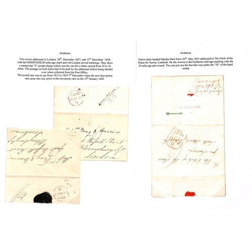 350 - 1770-1910 Entire letters, entires, covers, cards and two fronts, mainly prestamp including 1770 lett... 