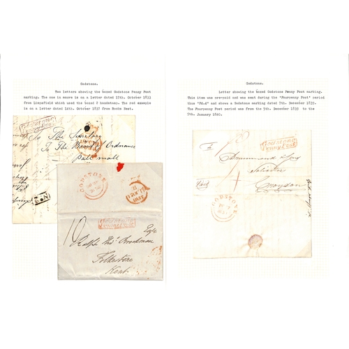 350 - 1770-1910 Entire letters, entires, covers, cards and two fronts, mainly prestamp including 1770 lett... 