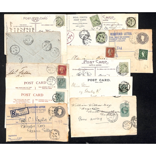 353 - Reigate District. 1774-1959 Entire letters, entires, covers and cards including 1774 letter from Nut... 