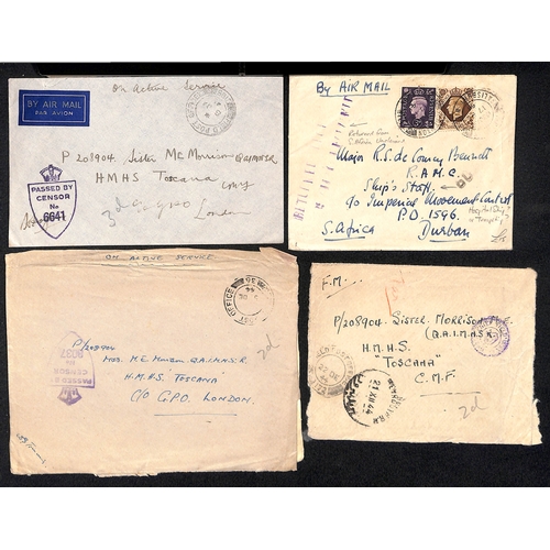 606 - G.B. 1940-46 Covers and cards, airletters, an airgraph, photos and ephemera, including covers from t... 