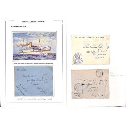 606 - G.B. 1940-46 Covers and cards, airletters, an airgraph, photos and ephemera, including covers from t... 