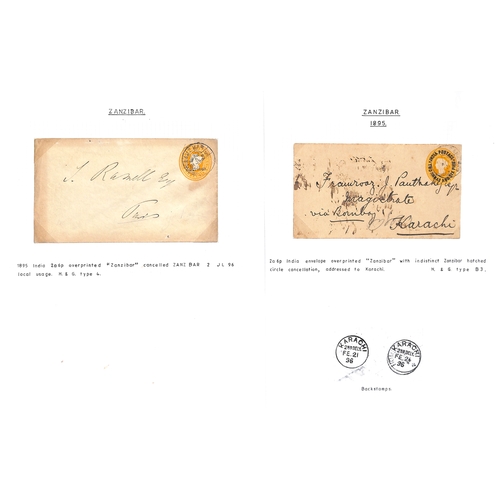 1959 - Postal Stationary. 1895-1913 Specimen, unused and used stationery including India stationery overpri... 