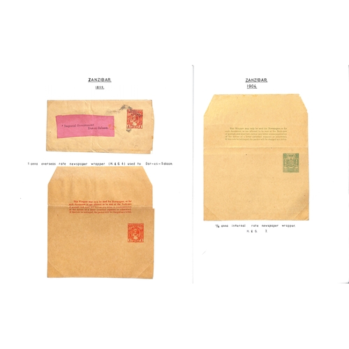 1959 - Postal Stationary. 1895-1913 Specimen, unused and used stationery including India stationery overpri... 