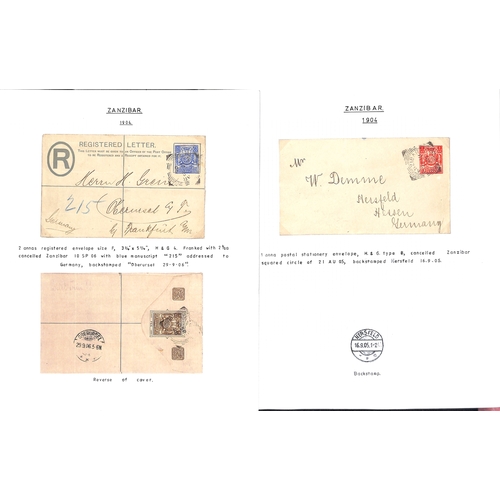 1959 - Postal Stationary. 1895-1913 Specimen, unused and used stationery including India stationery overpri... 