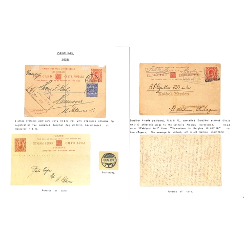 1959 - Postal Stationary. 1895-1913 Specimen, unused and used stationery including India stationery overpri... 