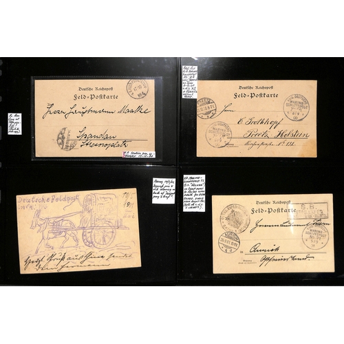 895 - Boxer Rebellion. 1900-03 Covers and cards from German forces, mainly stampless, with Kais. Deutsche ... 