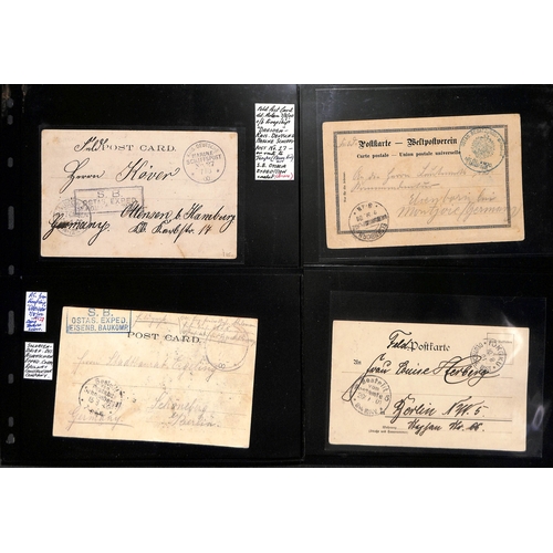 895 - Boxer Rebellion. 1900-03 Covers and cards from German forces, mainly stampless, with Kais. Deutsche ... 