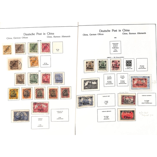 890 - 1898-1919 Mint and used collection including 1898 first type overprint 3pf bistre brown mint (4, als... 