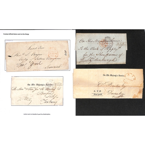 243 - Land Tax Redemption. 1812-14 Printed L.T.R entires, the first two with 