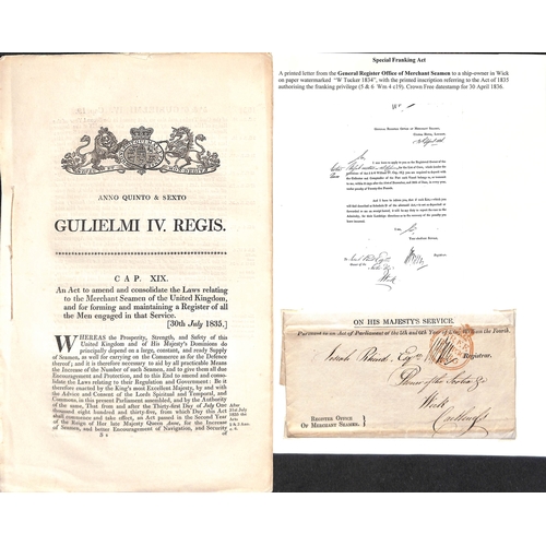 245 - Merchant Seaman. 1836 (Apr 30) Printed 