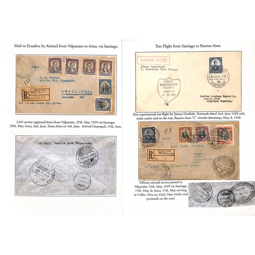 840 - Air Mails. 1919-37 Stamp and covers (41) comprising 1919 5p Semi-Official Air stamp issued by the Ae... 