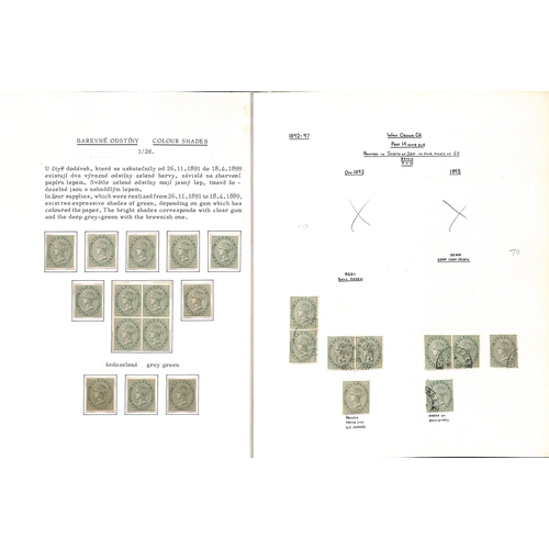 754 - 1883-1904 ½d - 1/-, Mainly mint selection including ½d (182) with pane of sixty, blocks of... 