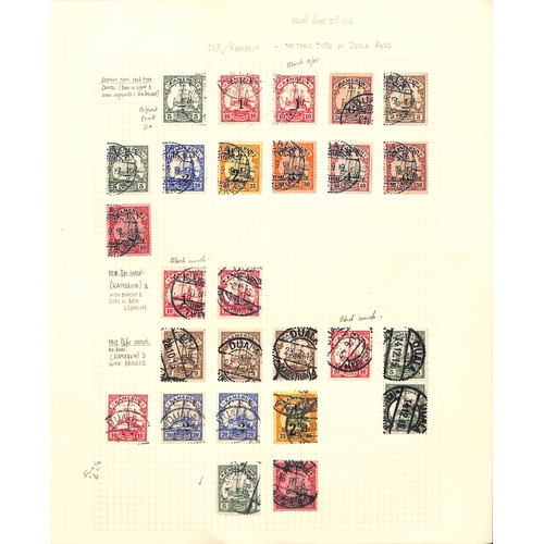 803 - 1915 C.E.F Surcharges, the mint and used selection including mint set and used stamps to the 8d, ... 