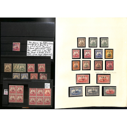 803 - 1915 C.E.F Surcharges, the mint and used selection including mint set and used stamps to the 8d, ... 