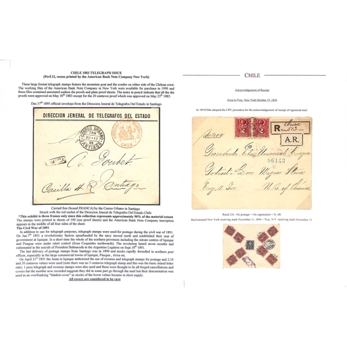 825 - 1892-1913 Covers including postal fiscals (3), 