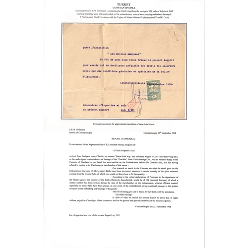 1809 - 1876-1923 Stamps and postal history, the well written up collection containing ninety covers and car... 