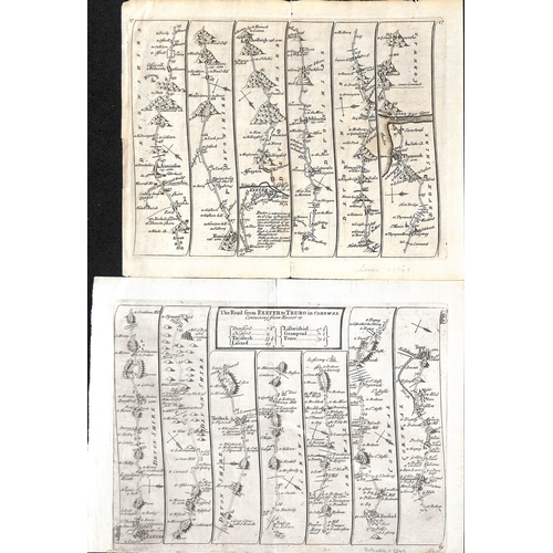 367 - Cornwall. 1804-1953 Covers and cards, maps, prints, printed notepaper and ephemera, with many 1d red... 