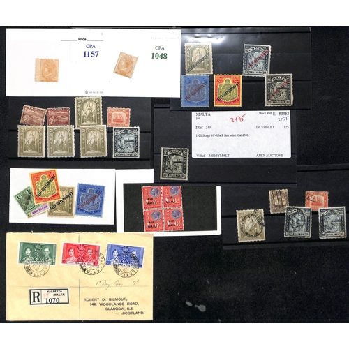 1578 - 1860-1968 Mainly mint selection including 1860 ½d buff on blued paper (probably regummed), 1877... 