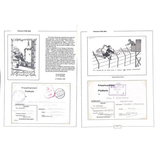 649 - Christmas. 1942-44 Christmas airletters (13, ten post free), mainly pictorial types, one from Egypt ... 