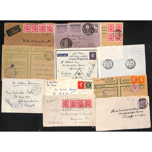 633 - Undelivered/Returned. 1939-45 Covers including mail to troops but undelivered and returned with vari... 