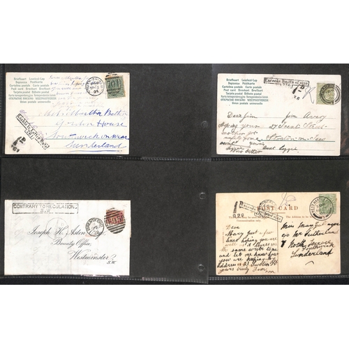 291 - 1862-1974 Covers and cards (28) and a front including KEVII address label from a parcel over 14oz fr... 