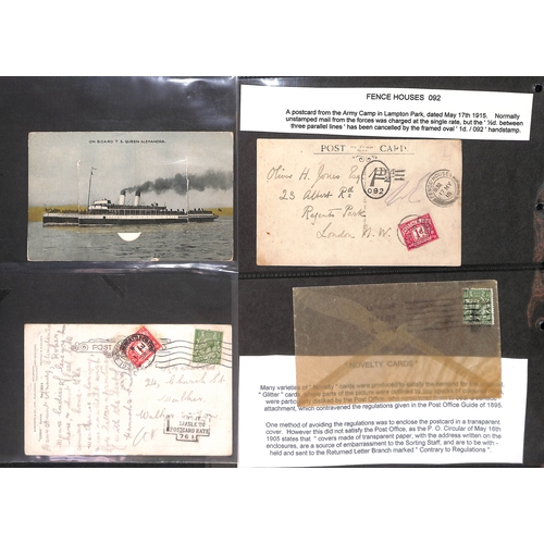 291 - 1862-1974 Covers and cards (28) and a front including KEVII address label from a parcel over 14oz fr... 