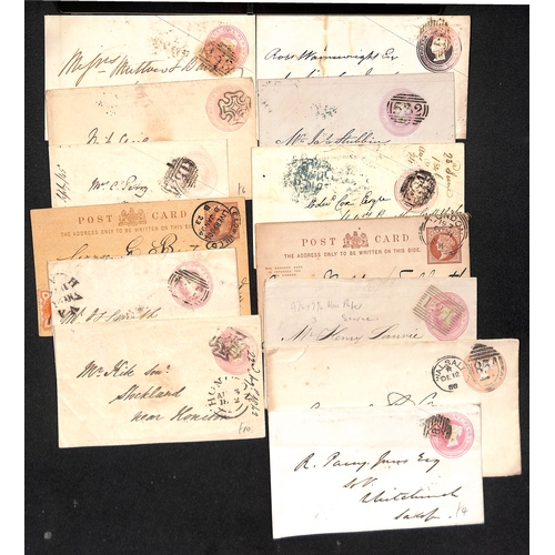 295 - QV-QEII Covers and cards including KGVI 3d and 4d Forces registration envelopes (8), unused QV ½... 