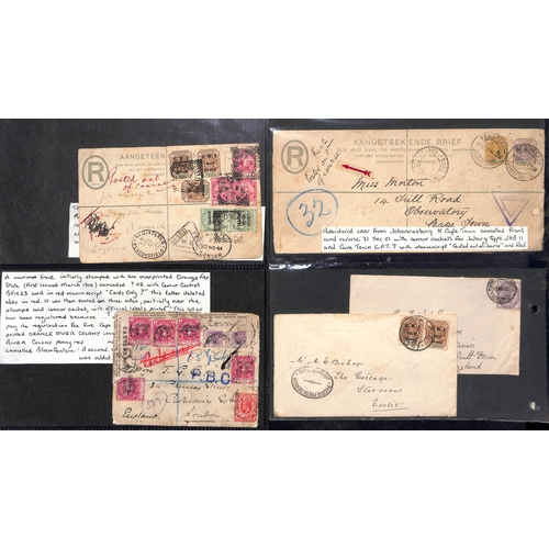 545 - 1900-02 Covers and cards (29), a front and a telegram, mainly from British forces with 