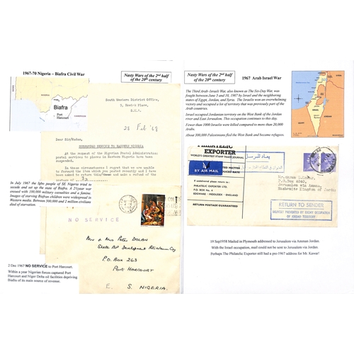 661 - 1946-99 Covers and cards from G.B, all returned with various Service Suspended cachets or labels, co... 